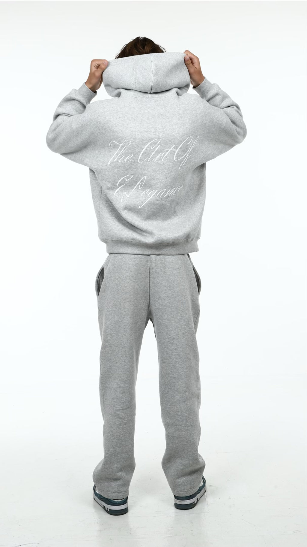 The Art Of Elegance Hoodie “Light Grey”